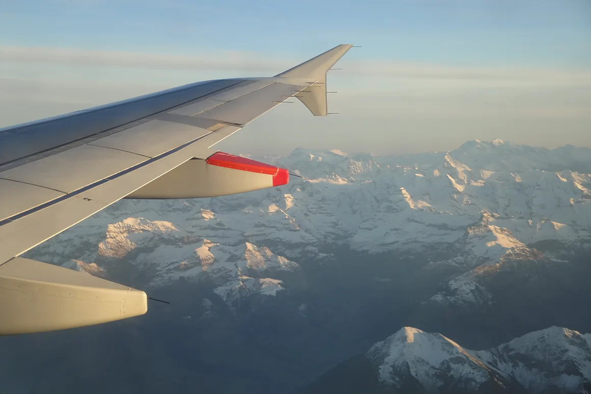 airplane closeup